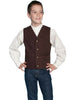 Scully RangeWear Boys 100% Cotton Notched Lapel Canvas Vest RW041K