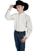 Scully Rangewear Boys 100% Cotton L/S Pullover Pleated Front Shirt 500020K