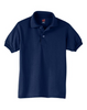 Hanes Kids' Cotton-Blend EcoSmart® Jersey Polo 054Y