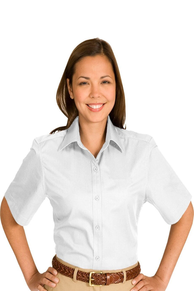 Cotton + Twill Short Sleeve Blouse 5740
