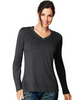 Hanes Sport™ Cool DRI® Women's Performance Long-Sleeve V-Neck T-Shirt O9309