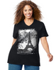 JMS L'Amour Paris Short Sleeve Graphic Tee GTJ181 Y06453
