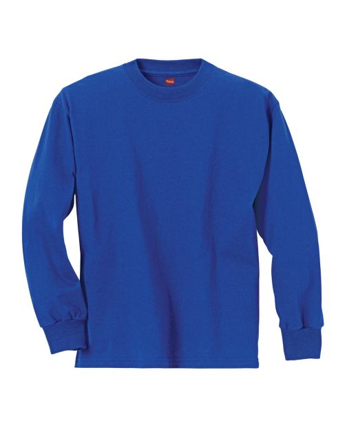 Hanes Youth ComfortSoft® TAGLESS® Long-Sleeve T-Shirt 5546