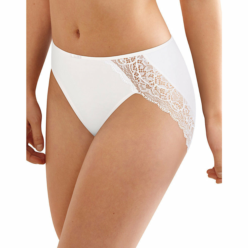 Bali Lace Desire Microfiber Hi-Cut Brief DFLD62