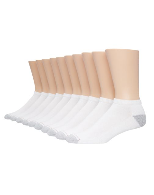 Hanes Ultimate® Men's Cushion Low Cut Socks 10-Pack 88U10
