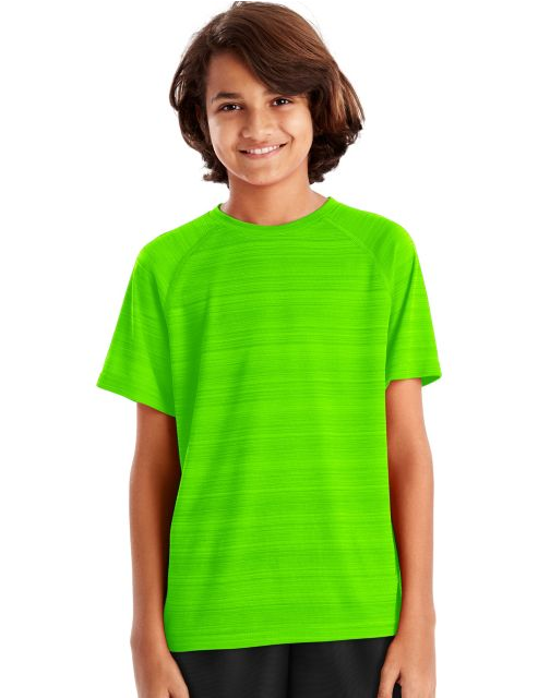 Hanes Sport™ Boys' Heathered Tech Tee OD179