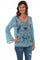 Scully Women's Embroidered Blouse with Bell Sleeves HC569