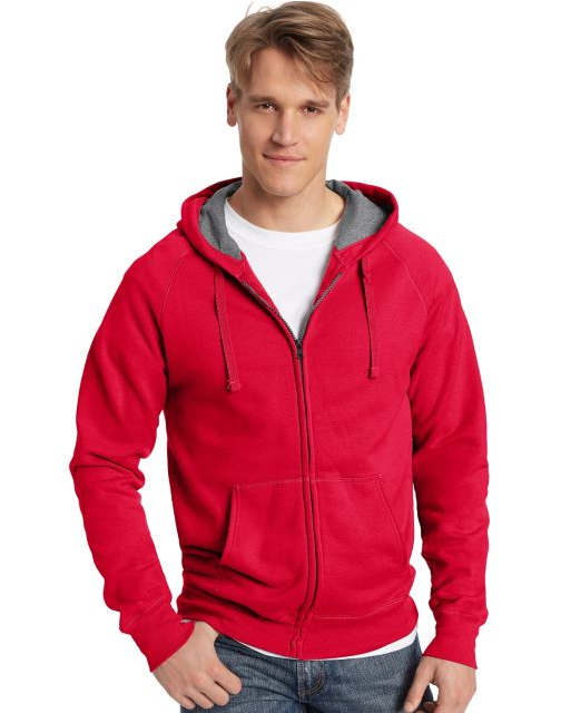 Hanes Men’s Nano Premium Lightweight Full Zip Hoodie N280