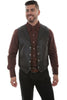 Scully Men's Lamb Lapel Leather Vest 509