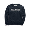 Champion Men's Powerblend® Fleece Crew, Mesh-Effect Logo GF88H Y07420