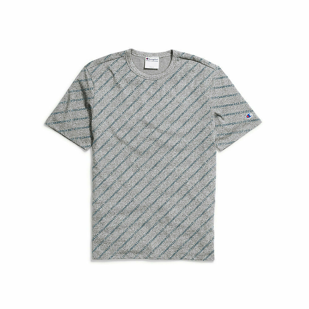 Champion Men's Heritage Tee, Allover Logo T0435
