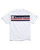 Champion Men's Classic Jersey Tee, Logo with Stripes GT23H Y07978