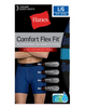 Hanes Men's Comfort Flex Fit® Breathable Mesh Boxer Briefs 3-Pack CFFBP3
