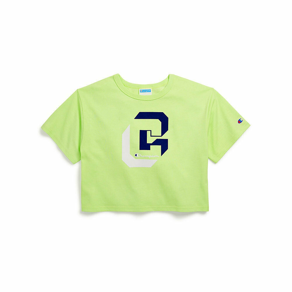 Champion Life&reg; Women's Crop Tee, Shadow C Champion