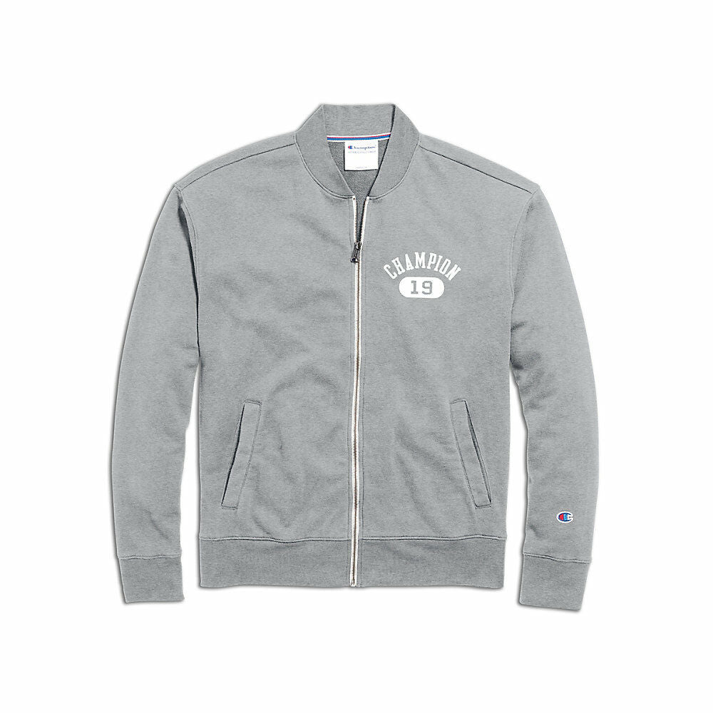 Champion Men's Heritage French Terry Warm-Up Jacket, Arch Logo V4503 549912