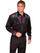 Scully Men's Shirt Western Poly Blend Bright Floral Stitch Long Sleeve P-634C