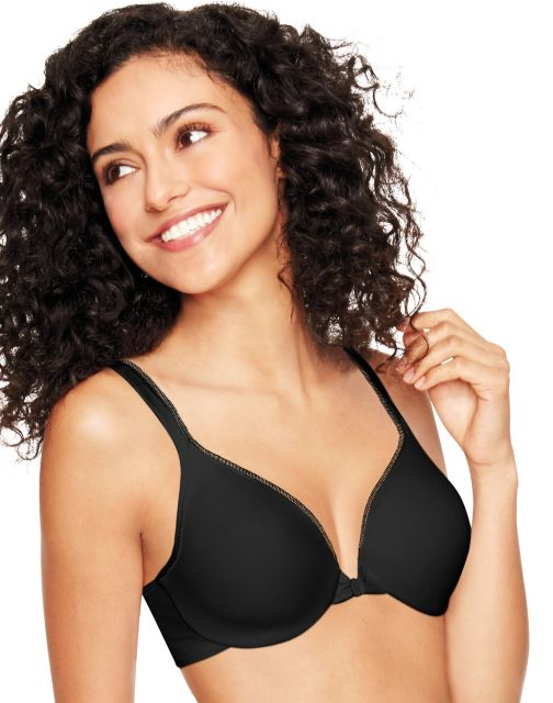 Hanes Ultimate ComfortBlend® T-Shirt Front-Close Underwire Bra HU01
