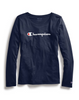 Women Classic Long-Sleeve Tee, Script Logo