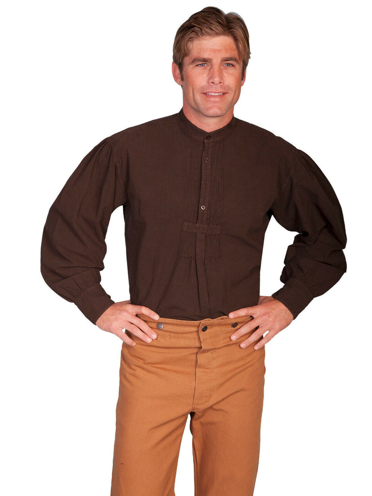 Scully Rangewear Men's Cotton Long Sleeve Vintage Old West Shirt 3X-4X 500020X