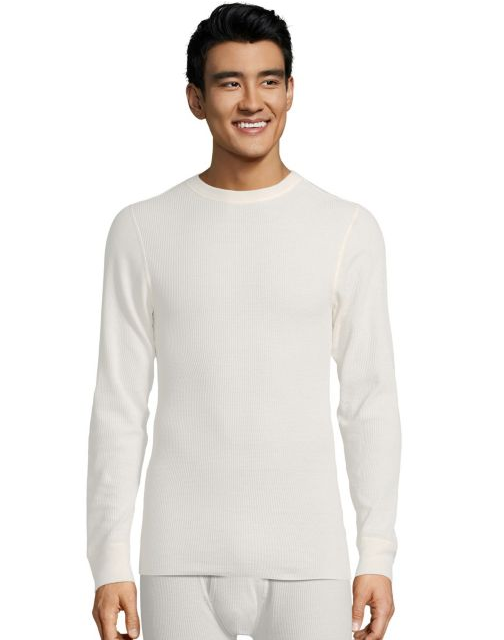 Hanes Ultimate® Organic Cotton Men's Thermal Crewneck 128885