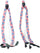 Scully Rangewear Women's Red White & Blue Elastic USA Flag Suspenders RW525OG