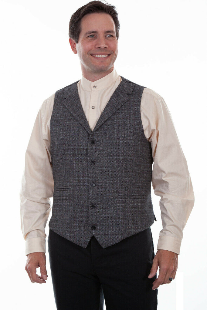 Scully Men's Old West Vest 3X-4X RW314X