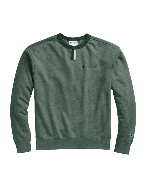 Champion Men's Heritage Heather YC Crew, Embroidered Logo S4502 550193