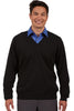 Men's Fine Gauge V-Neck Sweater 4090