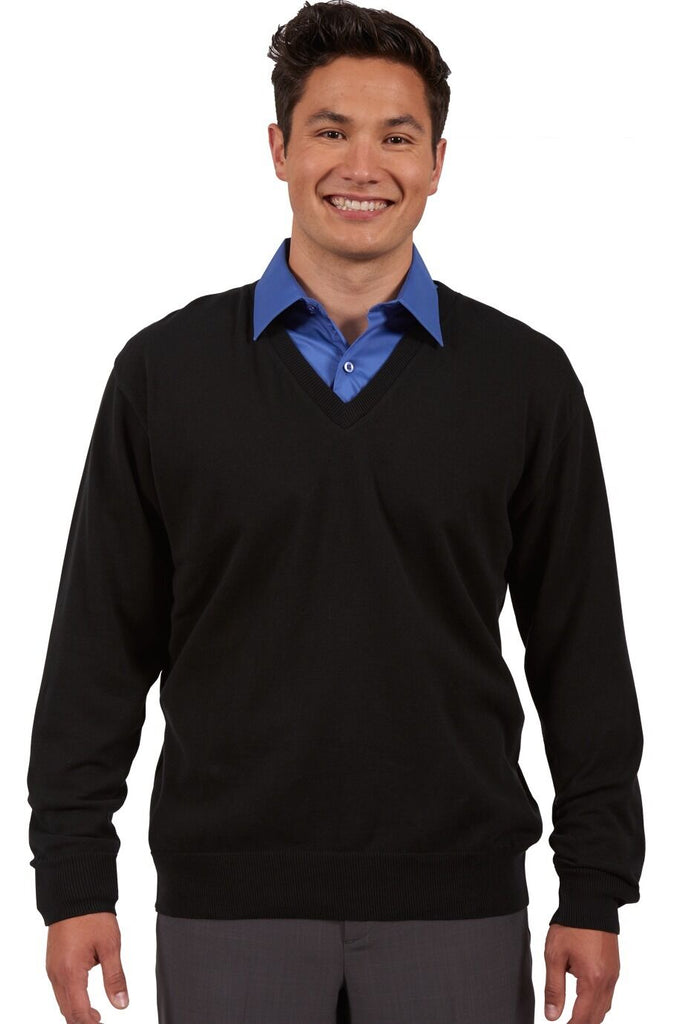 Men's Fine Gauge V-Neck Sweater 4090