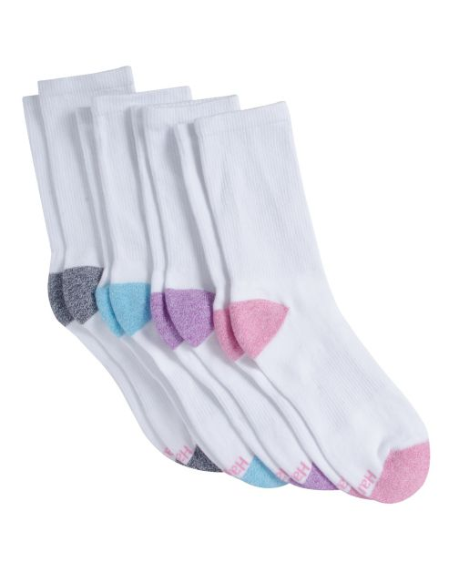 Hanes Women's Cool Comfort Crew P4 4A4/4