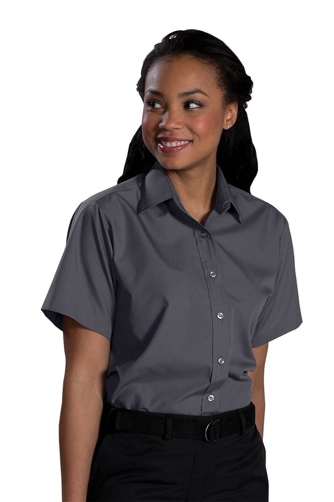 Broadcloth Short Sleeve Blouse 5313