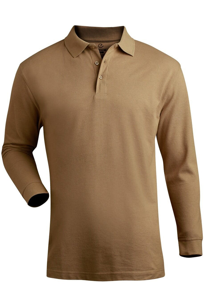 Men's Long Sleeve Pique Polo 1515