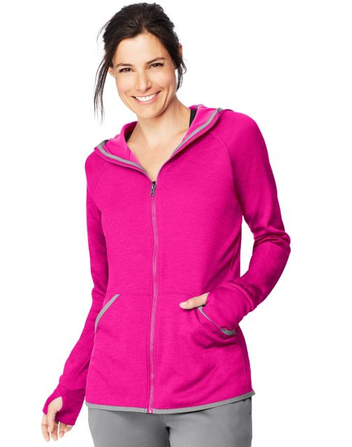 Hanes Sport™ Women's Performance Fleece Zip Up Hoodie O4873