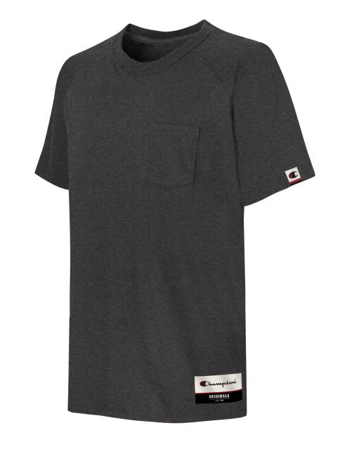 Champion Authentic Originals Men's Soft-Wash Short Sleeve Pocket T AO250 GRTDYE