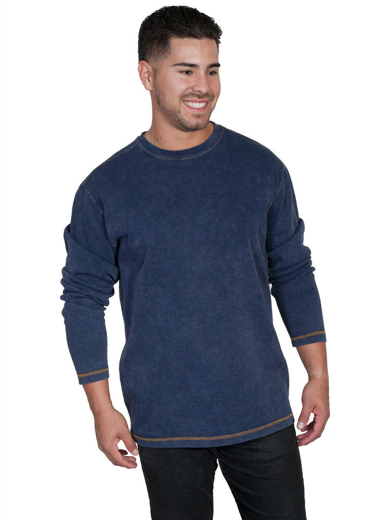 Scully Men's Cotton Beefy Long Sleeve T-Shirt TR-058