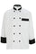 Classic Chef Coat with Black Trim 3303