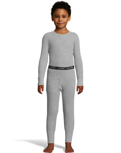 Hanes Boys' Waffle Knit Thermal Set 125451