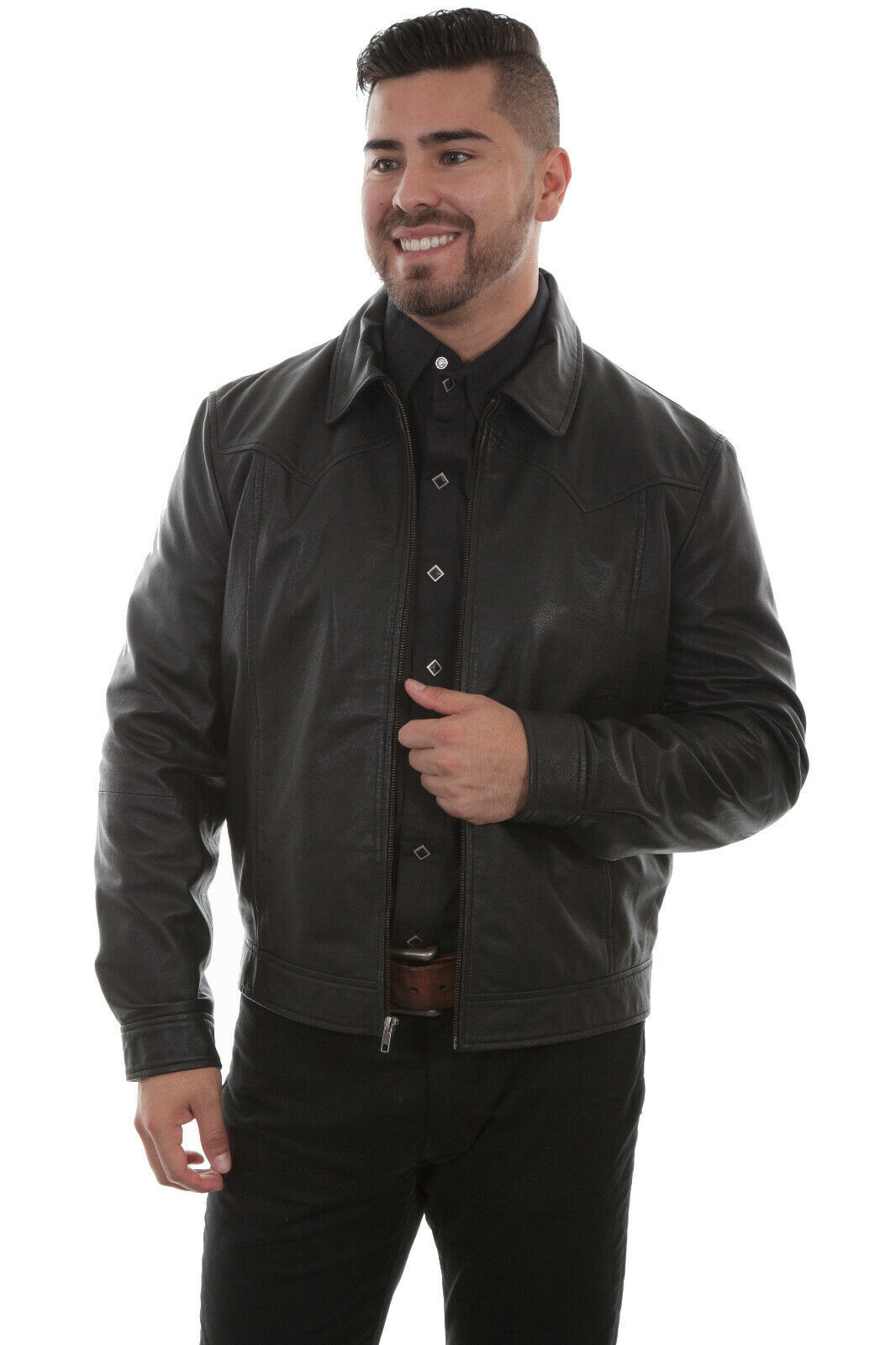 Scully Men's Lambskin Contemporary Jacket 723