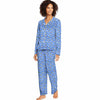 Hanes Knit Notched Collar PJ Set HAC80116