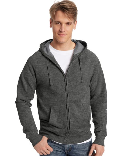 Hanes Men’s Nano Premium Lightweight Full Zip Hoodie N280