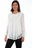 Scully Women's Lace and Embroidered Tunic HC611