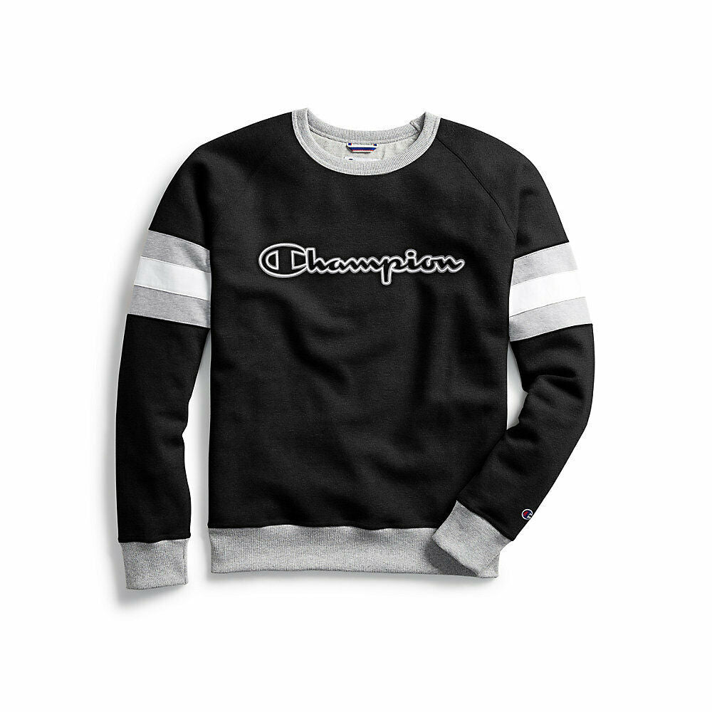 Men's Powerblend® Colorblock Crew, Outline Logo