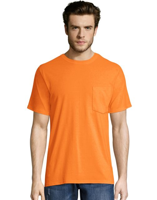 Hanes Men's X-Temp® FreshIQ® Workwear Pocket Tee Value 2-Pack OW1102