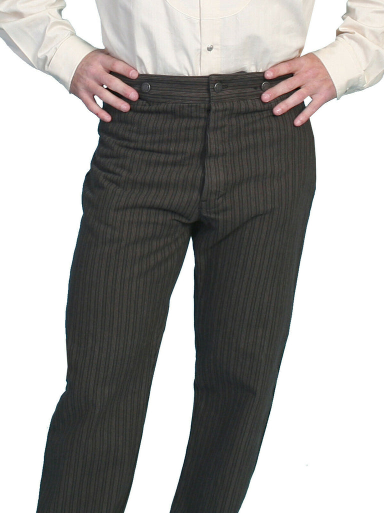 Scully Wahmaker Big Men's 100% Cotton Railhead Stripe Pants 592402X
