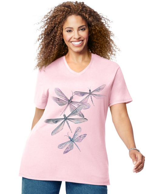 JMS Dragonfly Ascending Short Sleeve Graphic Tee GTJ181 Y07186