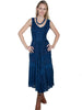 Scully Women's Full Length Dress 100% Rayon Lace Up HC118