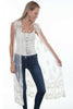 Scully Women's Lace Duster Vest HC407