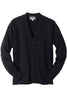 Men's Heavy Weight V-Neck Pocket Hemmed Cardigan Sweater 383