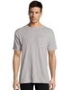 Hanes Men's 1901 Heritage Dyed Short Sleeve Crewneck Pocket Tee 5A59D GRTDYE