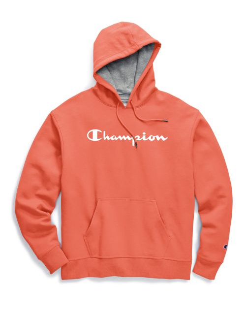 Champion Men's Powerblend® Fleece Pullover Hoodie, Script Logo GF89H Y07703